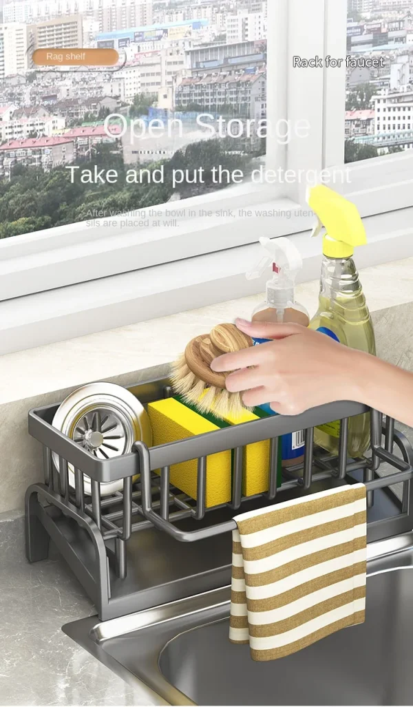 Prateleira Organizadora para Pia de Cozinha - Imagem 7