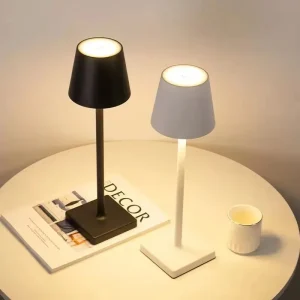 Abajur de Mesa Decorativo Recarregável